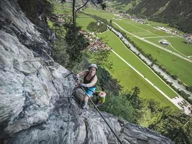 Klettersteig Pfeilspitzwand | Archiv TVB Mayrhofen©Dominic Ebenbichler